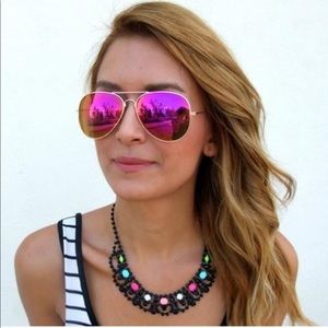 HP! 💕 Gold Frame Purple Sunglasses